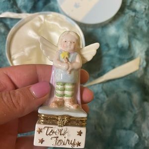 🦷MudPie Tooth Fairy Ceramic 2000 Treasure NWOT